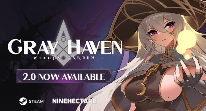 【PC/官中/动作/ARPG游戏/10.80G】 灰色乐园 Gray Haven : Witch&rsquo;s Garden Ver4.1.0 官中版+动作ARPG游戏+10.80G
