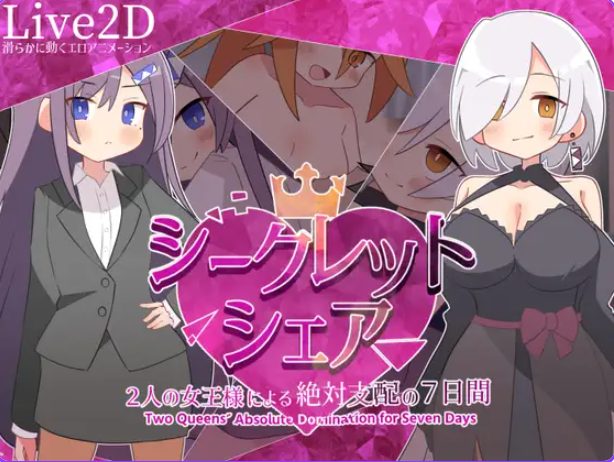 【PC/AI汉化/探索/SLG游戏/910M】 秘密共享～两位女王的绝对支配的7天～  AI汉化版+探索SLG游戏+910M